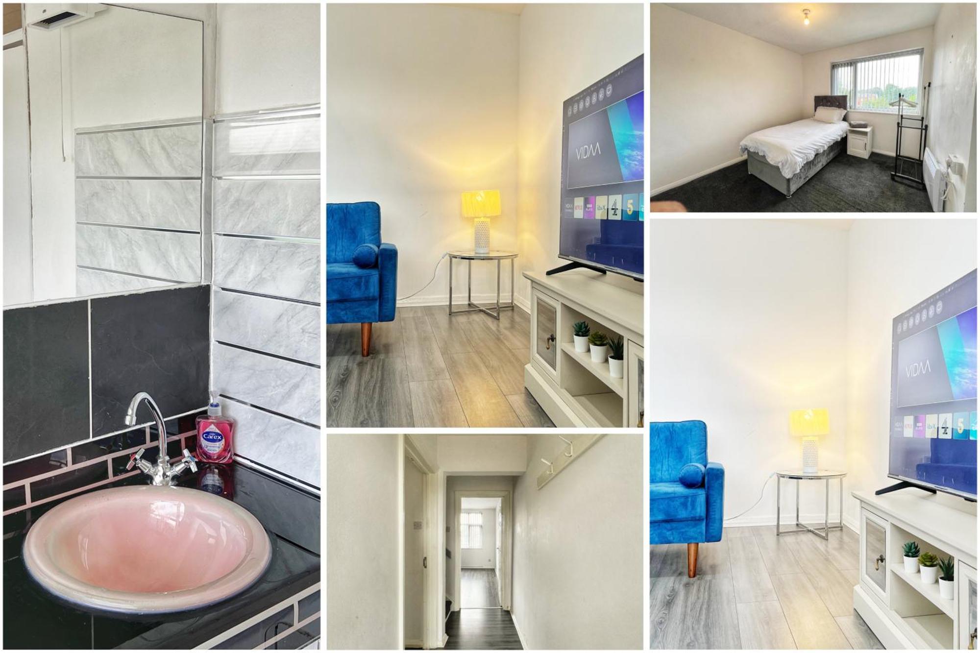 Rusholme Apartment - Sleeps 4 Manchester Esterno foto